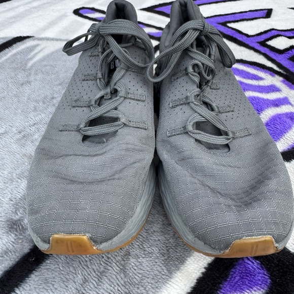 Size M7.5/W9 - NoBull Shoes Gray Ripstop Runner Training Gym Sneakers‎ CrossFit - Picture 8 of 9